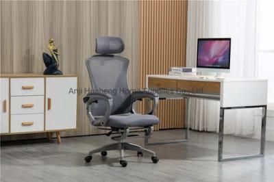 Office Chair Mesh New PP Working Chair with Moveable Headrest Gaming Chair with Footrest