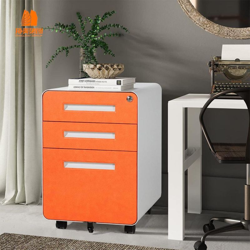 Modern Metal Furniture, Office Use 2 Drawer Metal Cabinet.