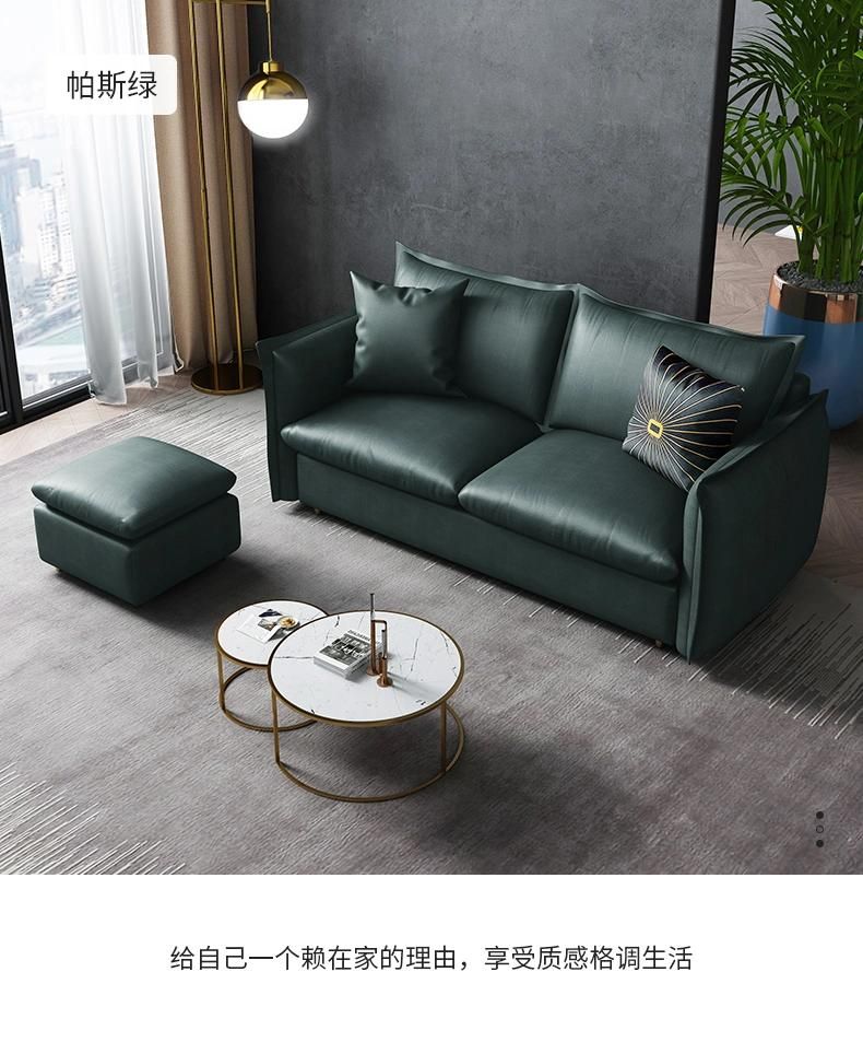 208 L 77 W 82 H 3 Seat Cloth Fabric Commercial Sofa for Living Room