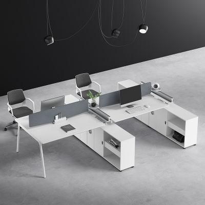 High Quality Modern Furniture Four Seat Office Workstation Office Desk