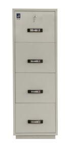 Fire Resistant Filing Cabinet, 1 Hour Vertical Cabinet (750FRD-4001)