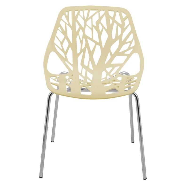 Wholesale Plastics Dining Chair PP Chair Stackable Hole Hole