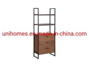 Best Quality Metal Tall Bookshelf with Storage One Door for Living Room Furniture