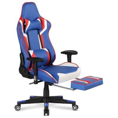 Special Shiny Color Reclining Gaming Chair with Footrest