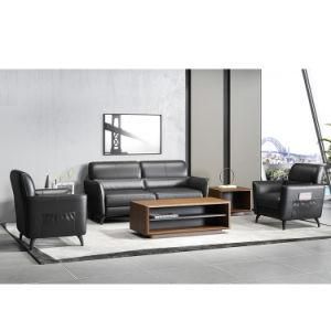 2020 Zhongshan Furniture Executive Room Leisure Leather Sofa