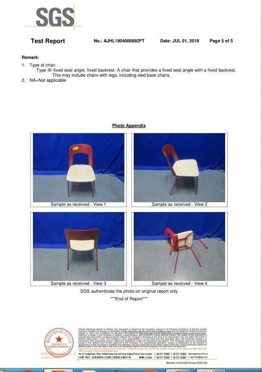 ANSI/BIFMA Standard Bentwood Plastic Metal Office Chair