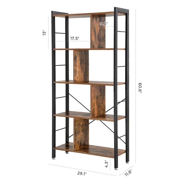 5 Layers Library School Office Applied Home Magazine Bookshelf Bookcase