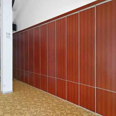 Acoustic Movable Doors Wooden Soundproof Folding Partition Walls for Restaurant