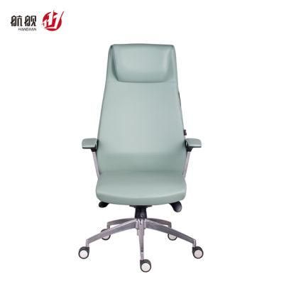 The Best Work Chair for Back Pain Green Real Leather Office Wheels Chairs