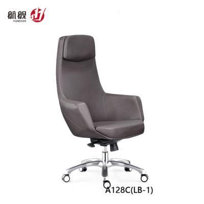 BIFMA Standard PU Leather Office Chair with Adjustable Headrest Boss Chair
