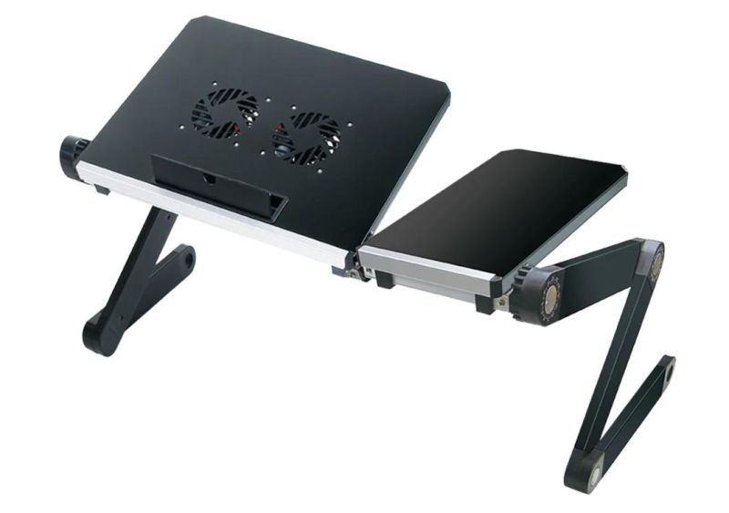 Foldable Laptop Stand/Desk/Holder with 2PCS Cooling Fans
