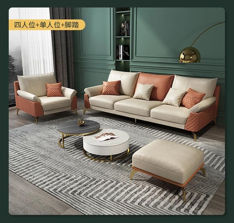 Breathable Fabric Sofa Upholstery Sofa Modern Sofa Sets in Italy Fashion Leisure Style