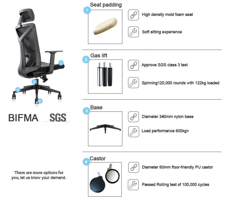 1 PCS for Min Order New Arrival Wholesale Office Chair