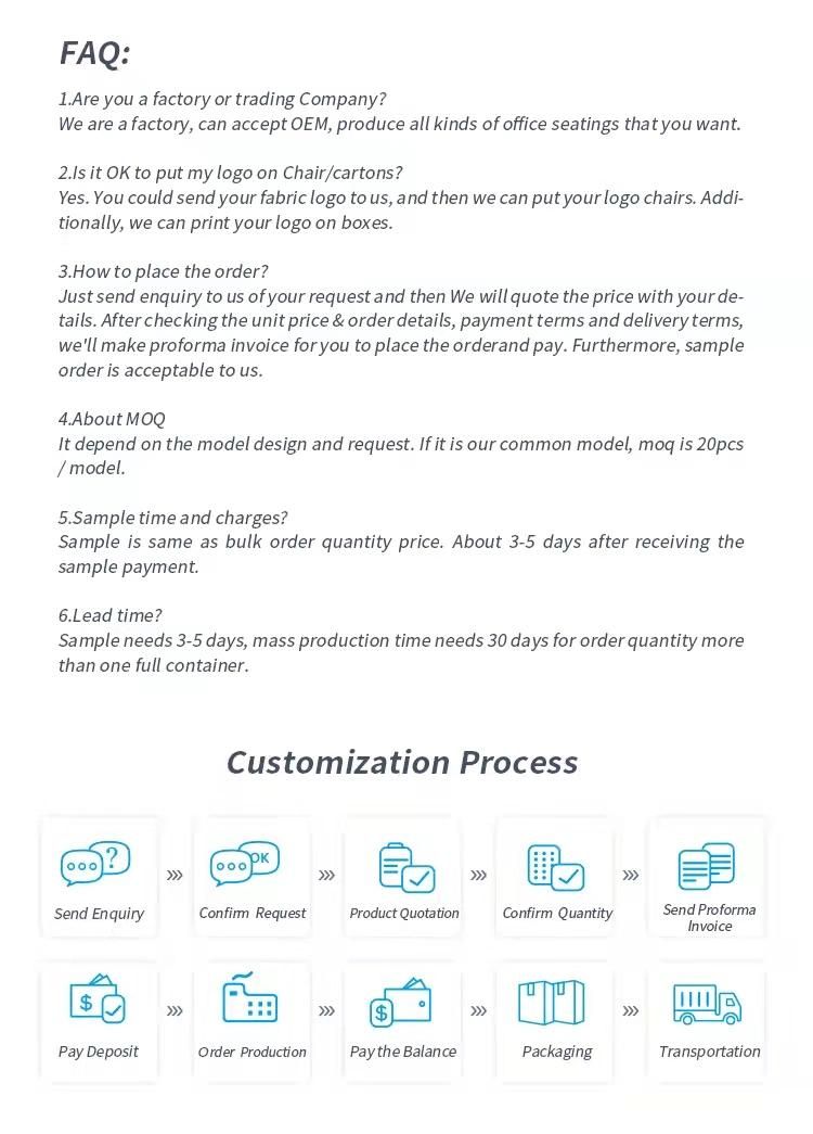 Office Chair Ergonomic Support with Advanced Design BIFMA Certificate