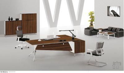 Stylish Office Furniture L Shape Table Design for Boss