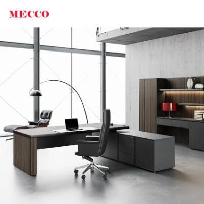 Luxury Modern Fashionable Design CEO Desk with Side Return