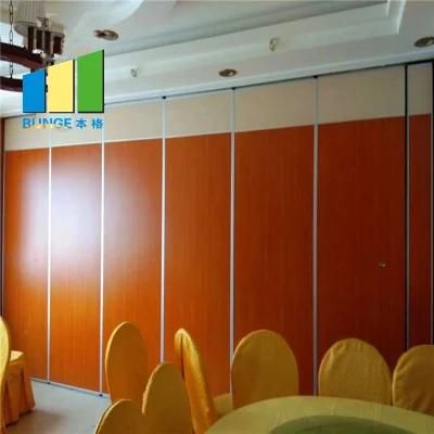 Banquet Hall Aluminum Frame Movable Partition Collapsing Soundproof Folding Wall