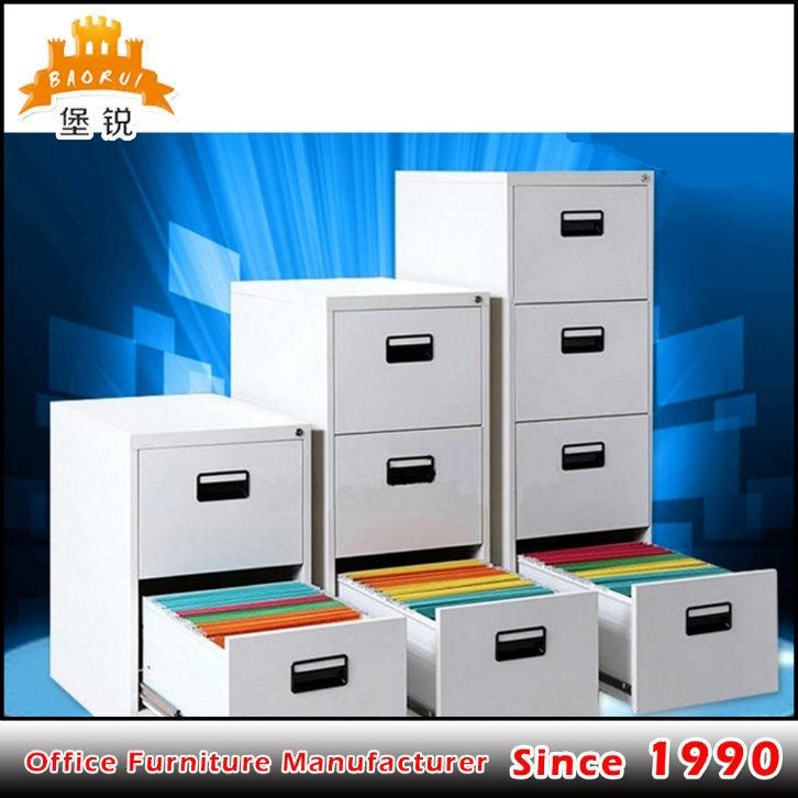 Fas-001-4D Cheap Office Metal Storage Furniture 4 Drawers Vertical Steel Filing Cabinet