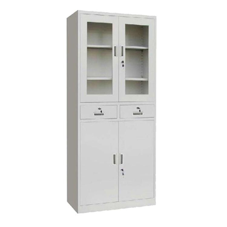 Densen Customized High-Quality Steel/Iron/Metal File Cabinets with Glass Swing Doors Support Mass Purchase