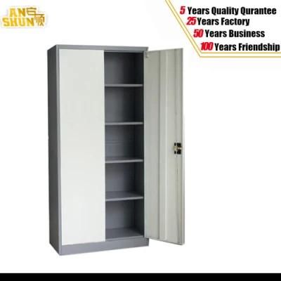 2 Steel Door Office Furniture Filing Cabinet 2 Swing Door Steel Filing Cabinet