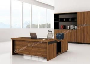 L Shape Modern Simple Office Wood Furniture Excutive Office Desk (BL-GYD1881)