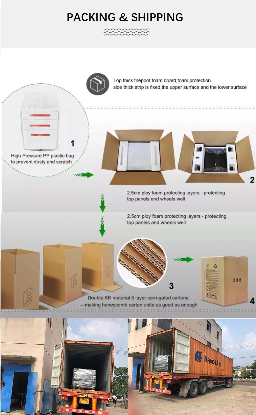 Modern Design Table Filing Metal Cabinet for Office Use