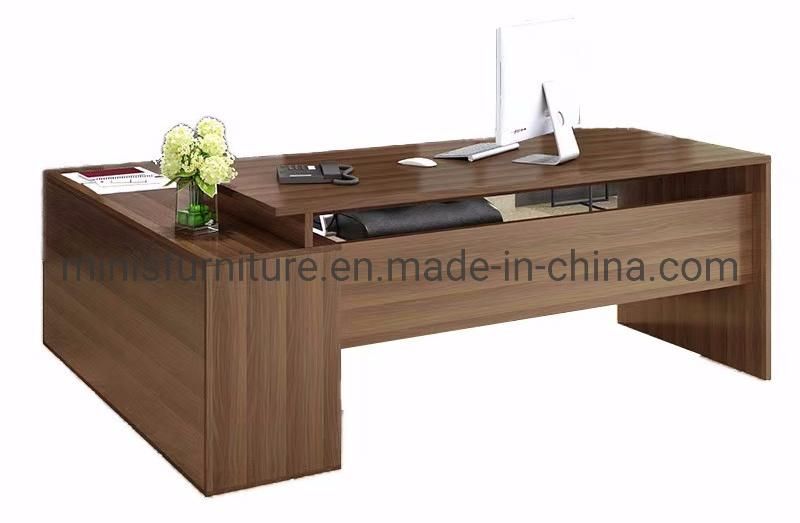 (M-OD1191) Popular in Stock Office Furniture Wooden Office Table with Movable Drawer