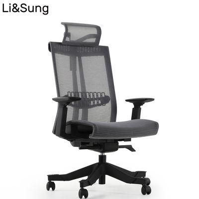 Li&Sung 10002 Factory Wholesale Adjustable Ergonomic Office Mesh Chair