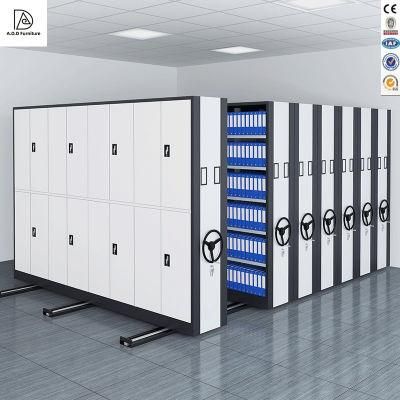 New 1-2.5m Customized Steel Furniture Bases Bookstore Cabinet Mobile Shelving Archives Shelf