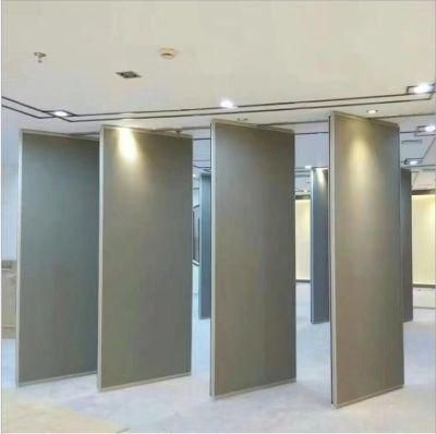 Office House Wooden Sliding Door Movable Sound Proof Partition Wall