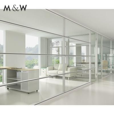 New Product Glass Design Full Height Double Wall Partition Office Partition