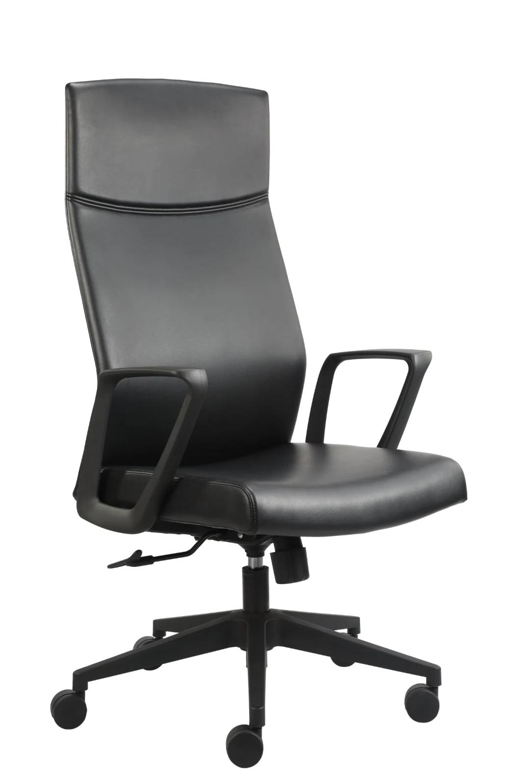 PU Leather Seating Classic Executive Manager Boss Swivel Home Office Chair with Optional Bow Leg
