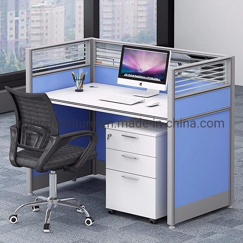 (MN-WS247) Office Desk Furniture Staff Computer Table with Partition