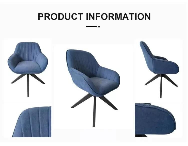 360 Degrees Swivel Leisure Chair Lounge Chair Made of Fabric