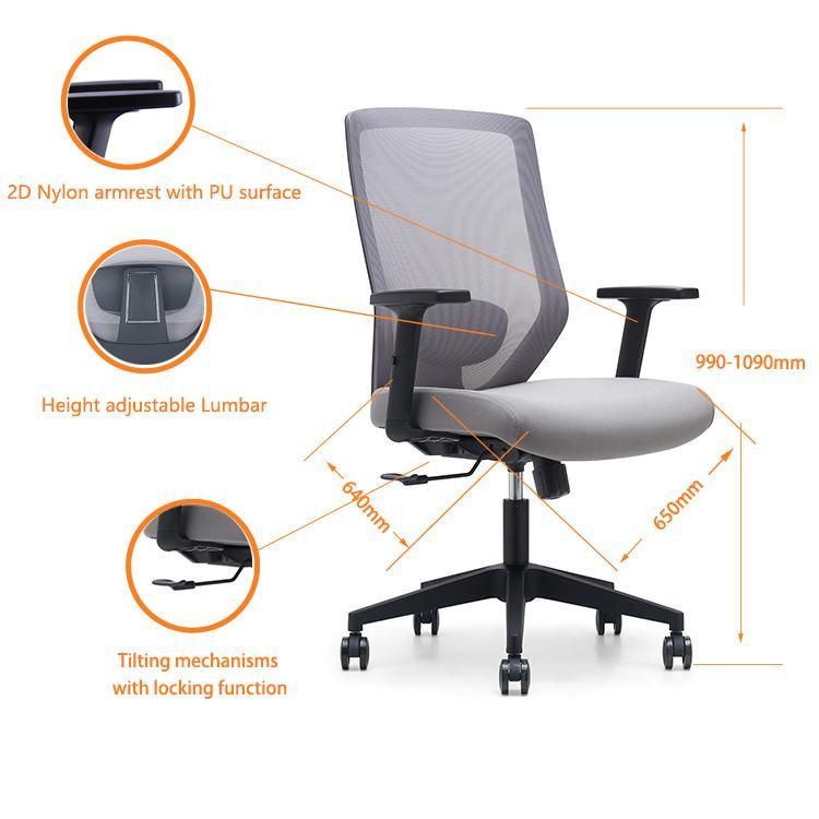 Full Mesh High Back Adjustable Ergonomic Chair Office Furniture Ergonomic Office Chair