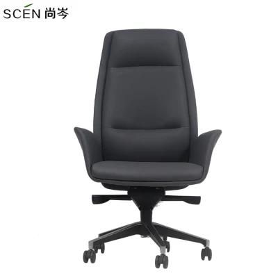 High Back Ergonomic Executive Swivel Computer Desk PU Leather Office Chair