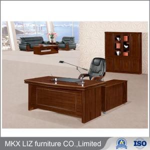Hot Sale Furniture Office Executive Wood Desk with Side Table (D8716)