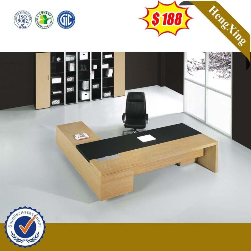 Luxury L Shape Wooden Office Furniture Modern Executive Table