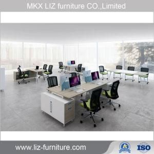 Commercial Office Furniture Modern 4 Seater Workstation Desk (GF-2897)