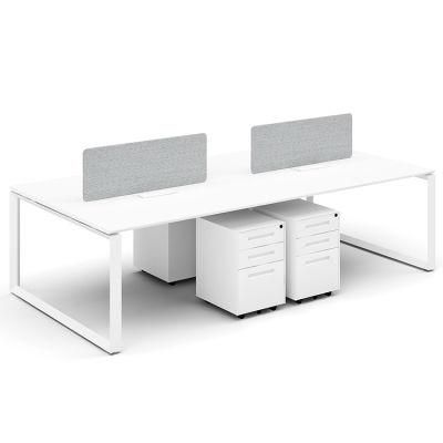 Simple Fashion Simple Office Desk Saving Space Custom Made Office Workstation