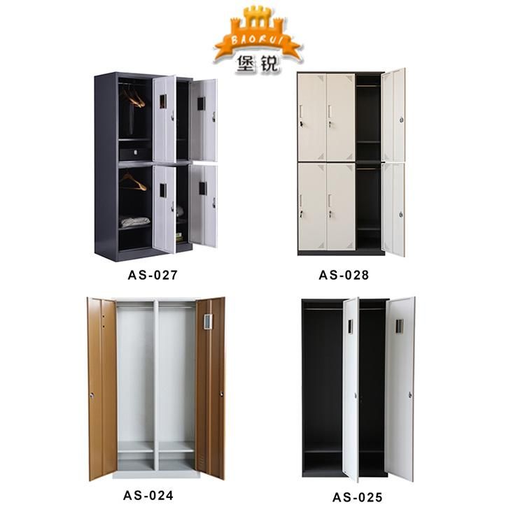 Factory Supplier Steel 3-Door Clothes Storage Locker Metal Cabinet