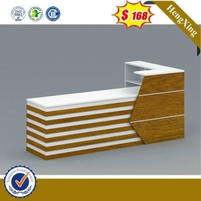 Modern Design OEM Wooden Melamine Office Hotel School Reception Desk