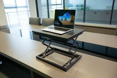 20&prime;&prime; Manual Sit Stand Desk / Height Adjustable Standing Lift Table