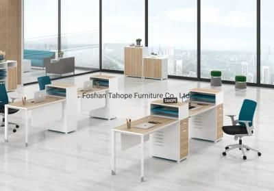 Office Table Top Quality Assemble Partitions Computer Desks for Clerk