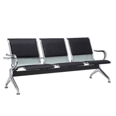 Three Seater Stainless Steel Waiting Chair