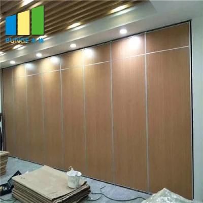 Office Decoration Movable Partition Wood Folding Partition Wall for Hall
