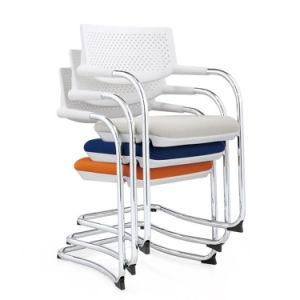 Fashion Office Chair Bow Foot Conference Chair Fixed Foot Negotiation Chair Stackable Training Chair