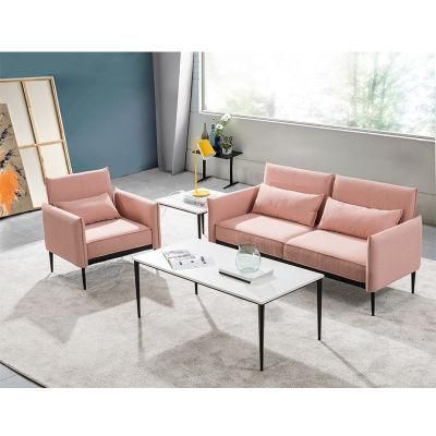 Single Seat Office Sofa PU Leather Modern Reception Office Sofa