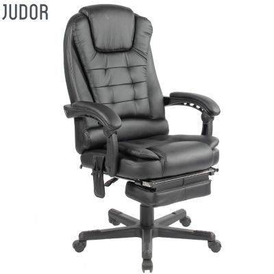 Judor Ergonomic Massage Office Chair Luxury Boss Office Chairs with Foldable Footrest Office Chairs