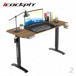 Icockpit Ergonomic Morden Gaming Table PC Computer Sitting Standing Height Adjustable Desk